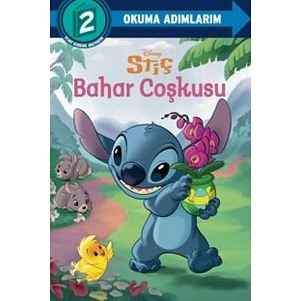 Disney Stiç - Bahar Coşkusu - Disney Okuma Adımlarım 2 | Beta Kids (İnce Kapak)
