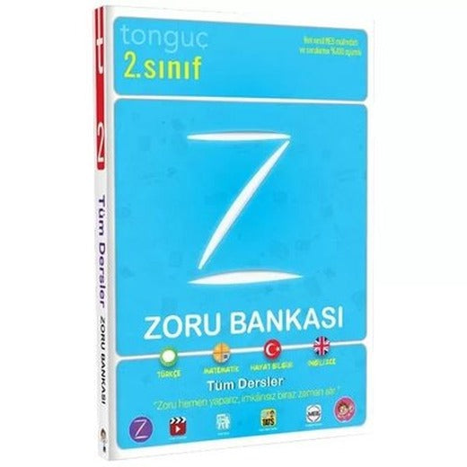 2.Sınıf Tüm Dersler Zoru Bankası | Tonguç Akademi (İnce Kapak)