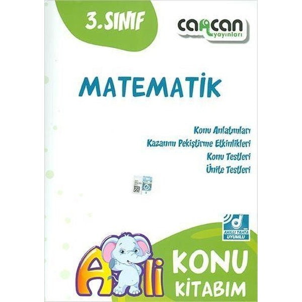 3.Sınıf Matematik Konu Kitabım | Can Can Yayınları (İnce Kapak)