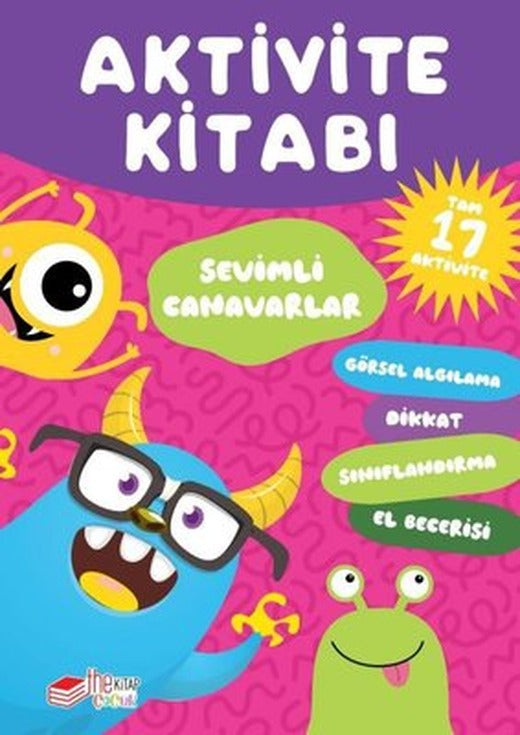 Sevimli Canavarlar - Aktivite Kitabı - Tam 17 Aktivite | The Çocuk