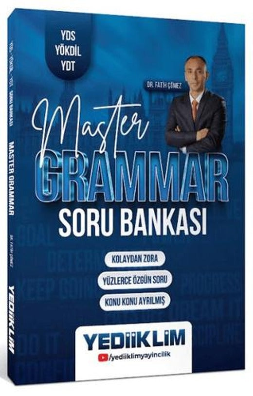 YDS YÖKDİL YDT Master Grammar Soru Bankası | Yediiklim Yayınları (Ciltsiz)