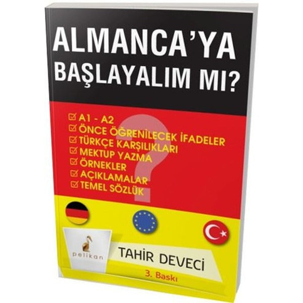 Almanca'ya Başlayalım Mı? | Pelikan Yayınları - Dil Eğitimi Dizisi (İnce Kapak)