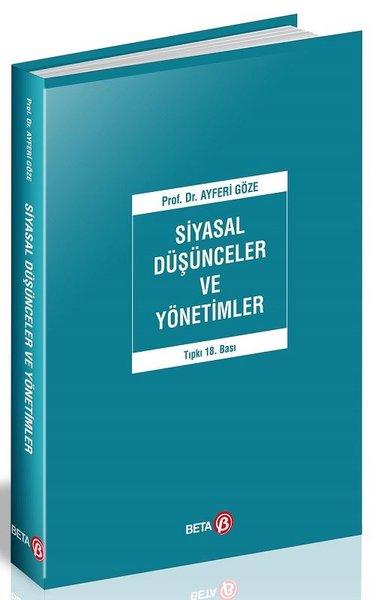 Siyasal Düşünceler ve Yönetimler | Beta Yayınları (İnce Kapak) - Resim 1