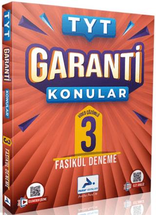 Tyt Garanti Konular 3 Fasikül Deneme | Paraf Yayınları (Ciltsiz) - Resim 1