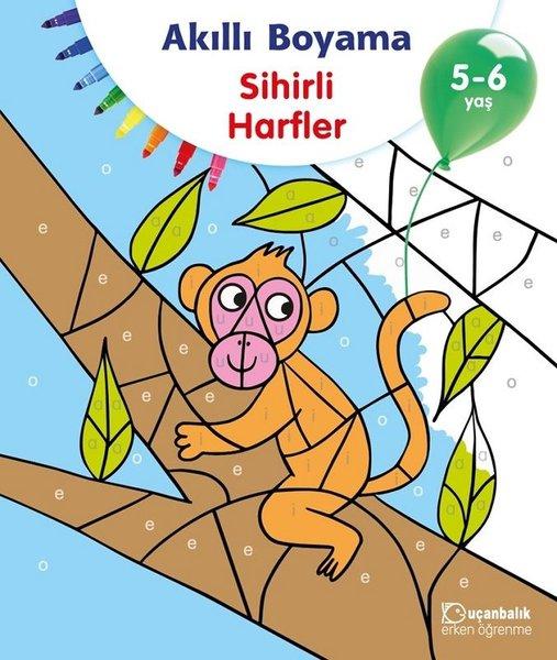 Akıllı Boyama-Sihirli Harfler 5-6 Yaş | Uçanbalık Yayıncılık (İnce Kapak) - Resim 1