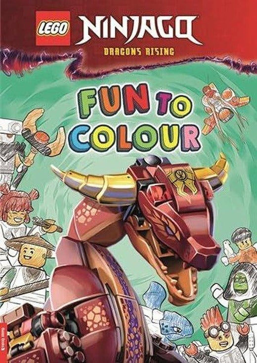 LEGO Ninjago Fun to Colour - Dragon Edition | Michael O'Mara Books Ltd (İnce Kapak)