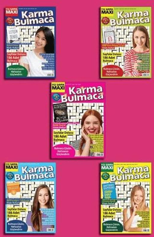 Maxi Karma Bulmaca 5'li Set | Maxi Yayıncılık (Ciltsiz)