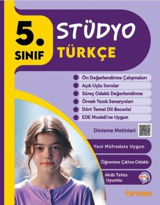 5. Sınıf Türkçe Stüdyo Turuncu | Turuncu Yayınları (İnce Kapak)