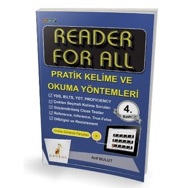 2021 Reader For All - Pratik Kelime ve Okuma Yöntemleri | Pelikan Yayınları (İnce Kapak)