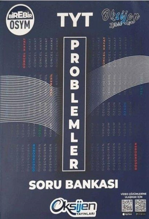 TYT Problemler Soru Bankası | Oksijen Yayınları - Eğitim (İnce Kapak)