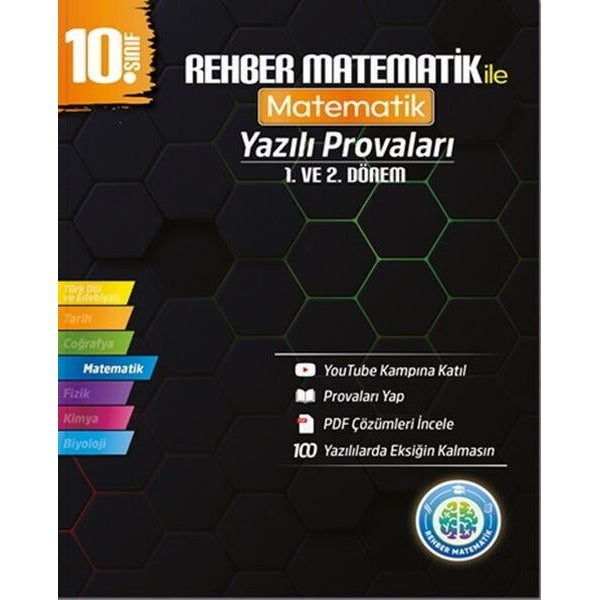 10. Sınıf Matematik Yazılı Provaları | Rehber Matematik (İnce Kapak)