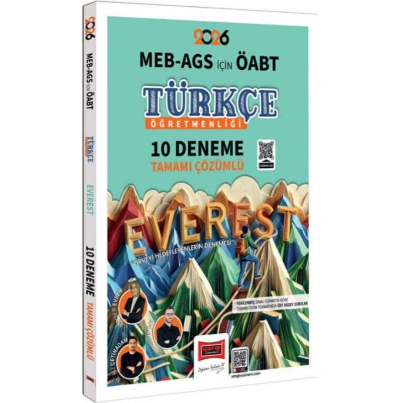 2026 MEB - AGS ÖABT Türkçe Öğretmenliği Tamamı Çözümlü 10 Deneme