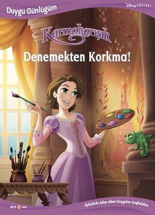 Karmakarışık - Denemekten Korkma! Duygu Günlüğüm - 37 Çıkartma! | Beta Kids (İnce Kapak)