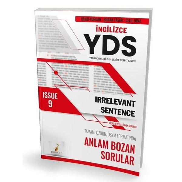 YDS İngilizce Vocabulary and Grammar Issue 9 | Pelikan Yayınları (İnce Kapak)
