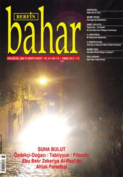 Berfin Bahar Aylık Kültür, Sanat ve Edebiyat Dergisi Sayı: 173 | Berfin Bahar Dergisi (Ciltsiz)