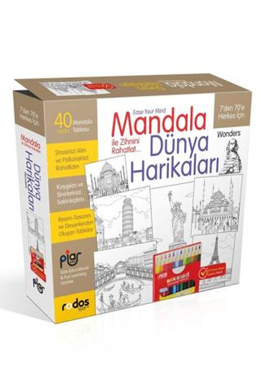 Dünya Harikaları - Mandala | Piar Kids