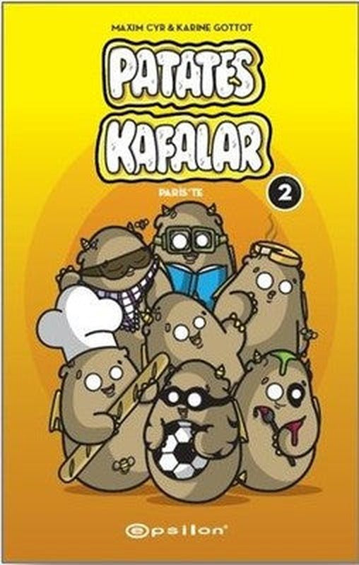 Patates Kafalar 2-Paris'te | Epsilon Yayınevi