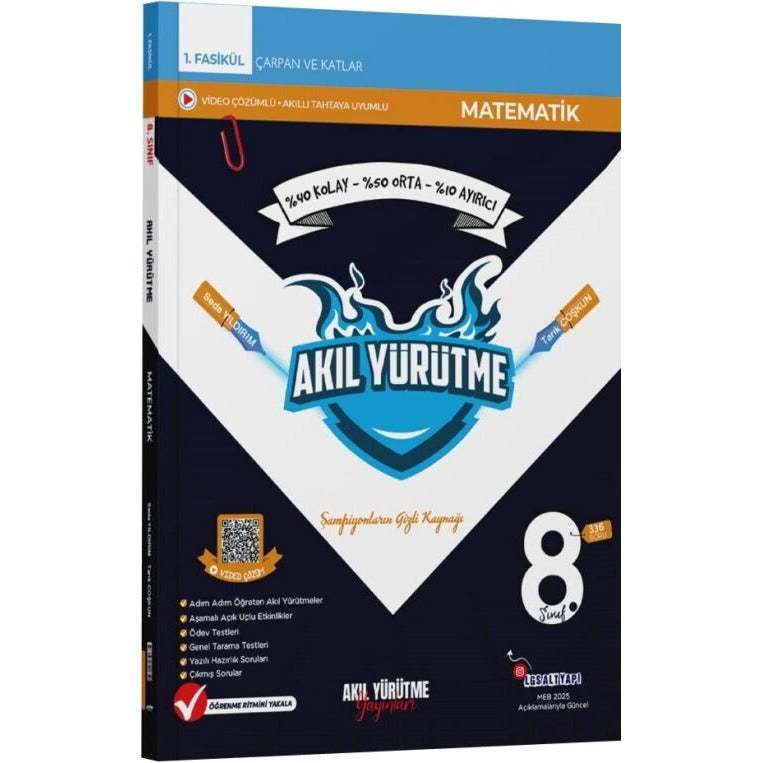 8. Sınıf Çarpan ve Katlar 1. Fasikül | Akıl Yürütme Yayınları (Ciltsiz)