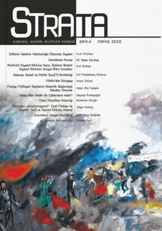 Strata İlişkisel Sosyal Bilimler Dergisi Sayı: 4 Mayıs 2020 | Strata Dergisi Yayınları (Ciltsiz)