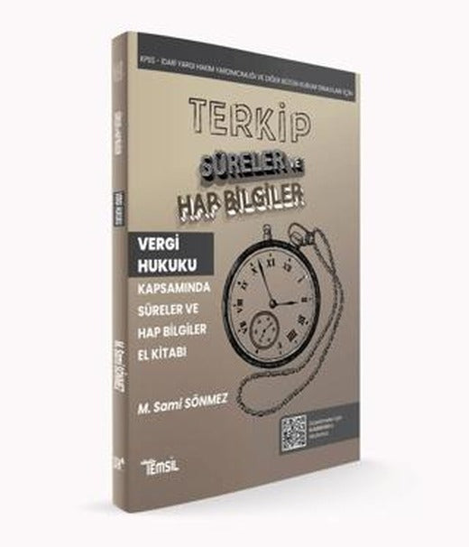 TERKİP Vergi Usul Hukuku Kapsamında Süreler ve Hap Bilgiler El Kitabı | Temsil Kitap (Ciltsiz)