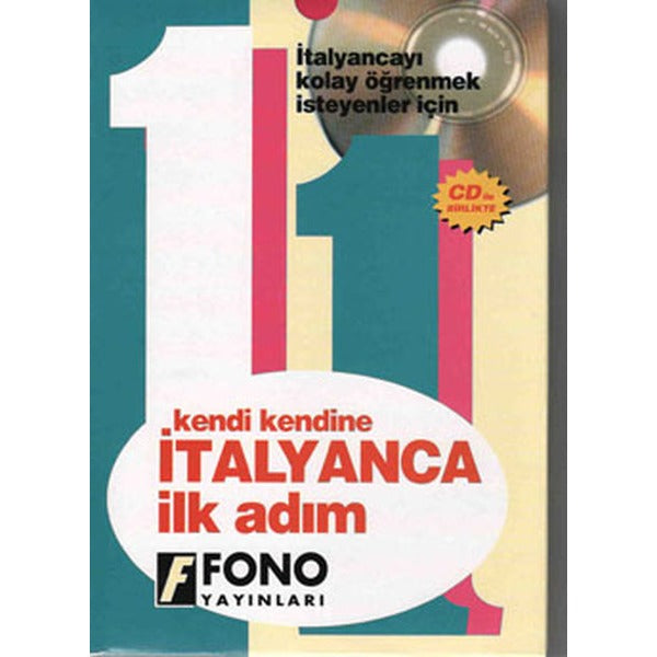 İtalyanca İlk Adım 1 CD'li - Kutulu | Fono Yayınları (İnce Kapak)