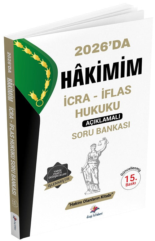 2026 Hakimlik Hakimim İcra İflas Hukuku Soru Bankası | Dizgi Kitap (Ciltsiz)