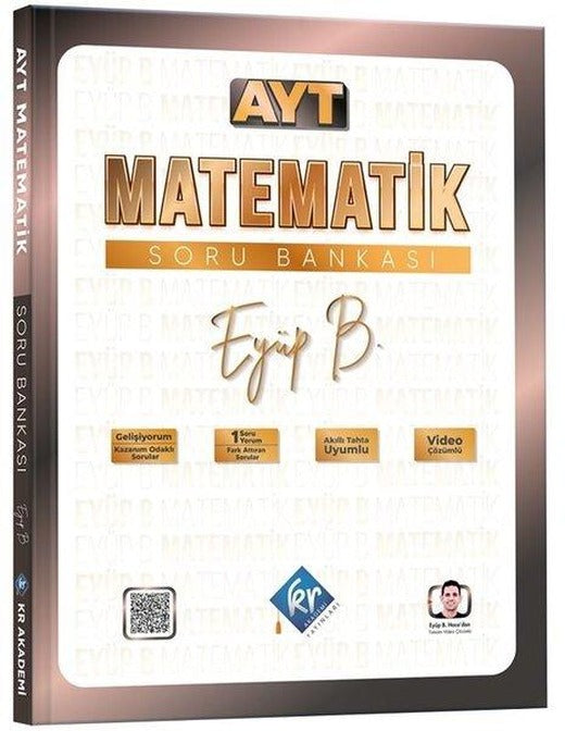 Eyüp B. AYT Matematik Soru Bankası | KR Akademi (İnce Kapak)