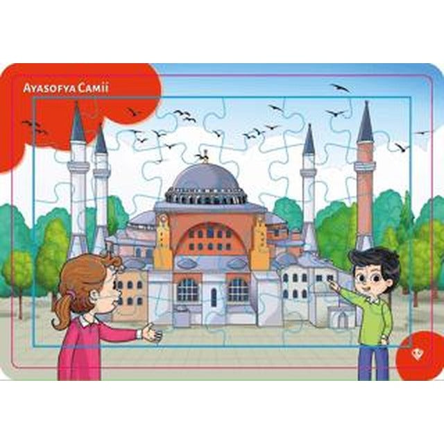 4-6 Yaş Değerli Mekanlar Ayasofya Cami Puzzle 30 Parça | Türkiye Diyanet Vakfı Yayınları