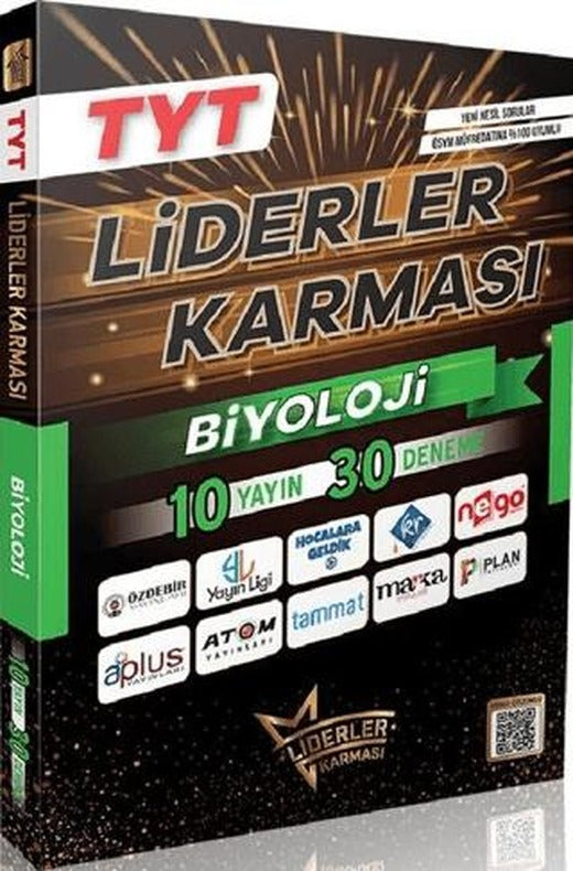 TYT Biyoloji 10 Yayın 30 Deneme | Liderler Karması Yayınları (Ciltsiz)