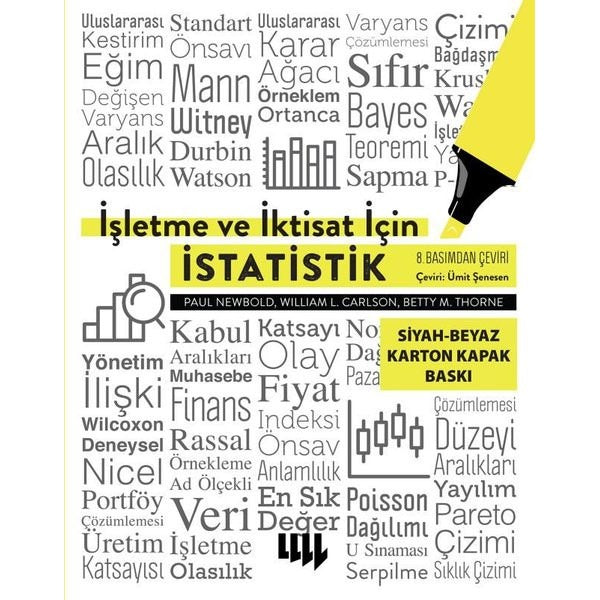 İşletme ve İktisat İçin İstatistik - Siyah Beyaz Baskı | Literatür Yayıncılık (İnce Kapak)