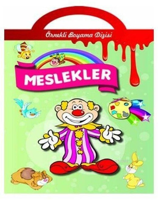 Meslekler Örnekli Boyama | Parıltı Yayınları - Örnekli Boyama Dizisi (İnce Kapak)