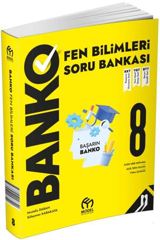 8. Sınıf Banko Fen Bilimleri Soru Bankası | Model Eğitim Yayıncılık (Ciltsiz) - Resim 1