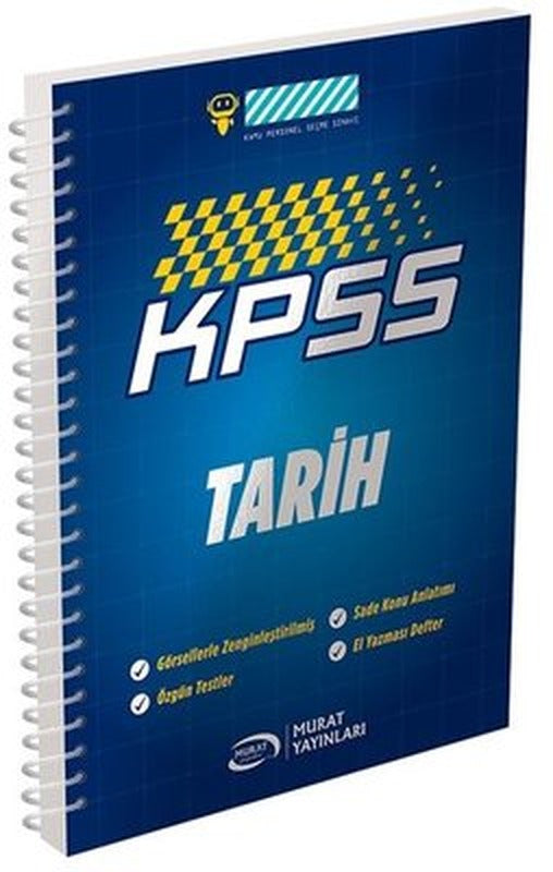 KPSS Tarih Defteri | Murat Yayınları (İnce Kapak)