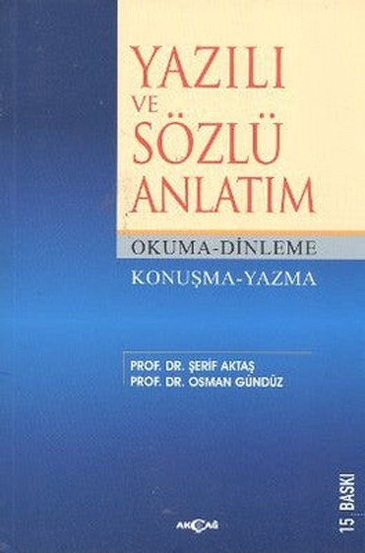Yazılı ve Sözlü Anlatım | Akçağ Yayınları