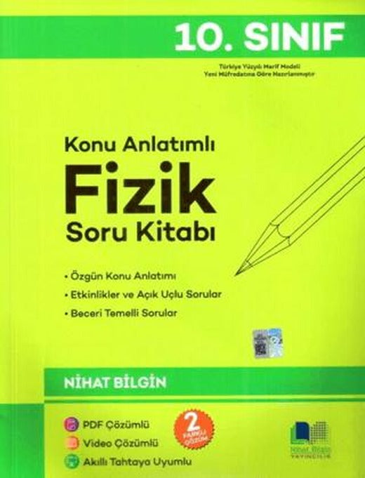 10. Sınıf Fizik Konu Anlatımlı Soru Kitabı | Nihat Bilgin Yayınları (Ciltsiz)