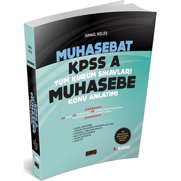 Muhasebat KPSS A Kurum Sınavları Muhasebe Konu Anlatımı | Savaş Yayınevi (Ciltsiz)