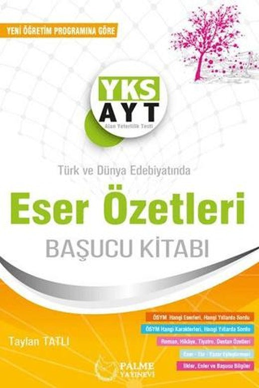 Palme YKS AYT Eser Özetleri Başucu Kitabı