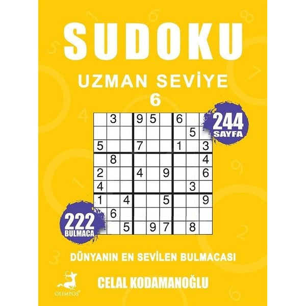 Sudoku Uzman Seviye 6 | Olimpos Yayınları (İnce Kapak)