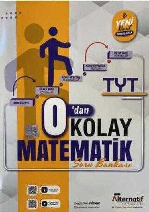 TYT 0'dan Kolay Matematik Soru Bankası | Alternatif Yayınları-Eğitim (İnce Kapak)
