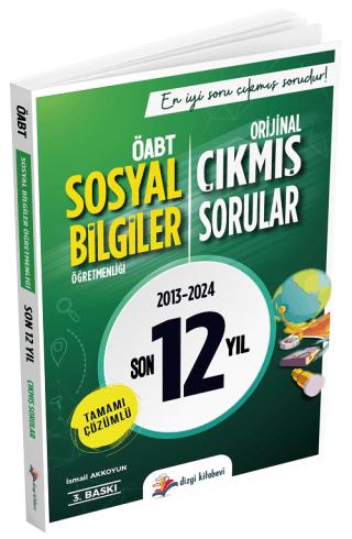 2025 ÖABT MEB-AGS Sosyal Bilgiler Öğretmenliği Çıkmış Sorular Son 12 Yıl Çözümlü | Dizgi Kitap (Ciltsiz) - Resim 1