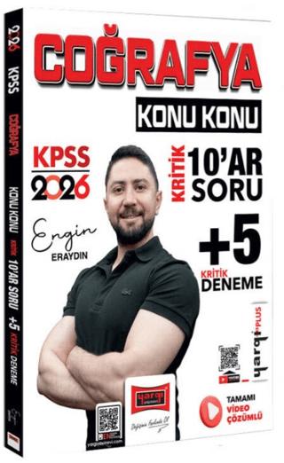 2026 KPSS Coğrafya Konu Konu Kritik 10ar Soru +5 Kritik Deneme Sınavı | Yargı Yayınevi (Ciltsiz) - Resim 1