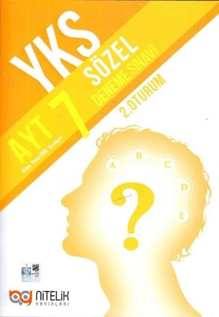 Nitelik YKS AYT Sözel 7 Deneme Sınavı (2. Oturum)