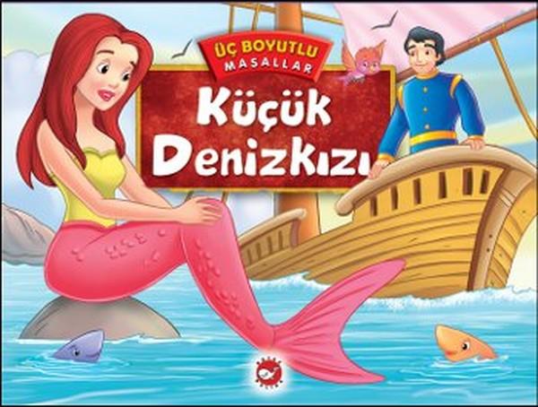 Üç Boyutlu Masallar - Küçük Deniz Kızı | Beyaz Balina Yayınları (Ciltli) - Resim 1