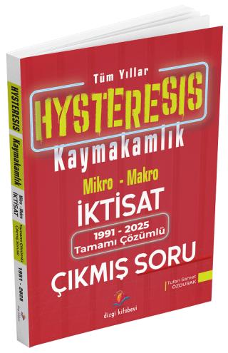 2026 HYSTERESİS Kaymakamlık Mikro-Makro İktisat 1991-2025 Çıkmış Sorular Çözümlü | Dizgi Kitap (Ciltsiz) - Resim 1