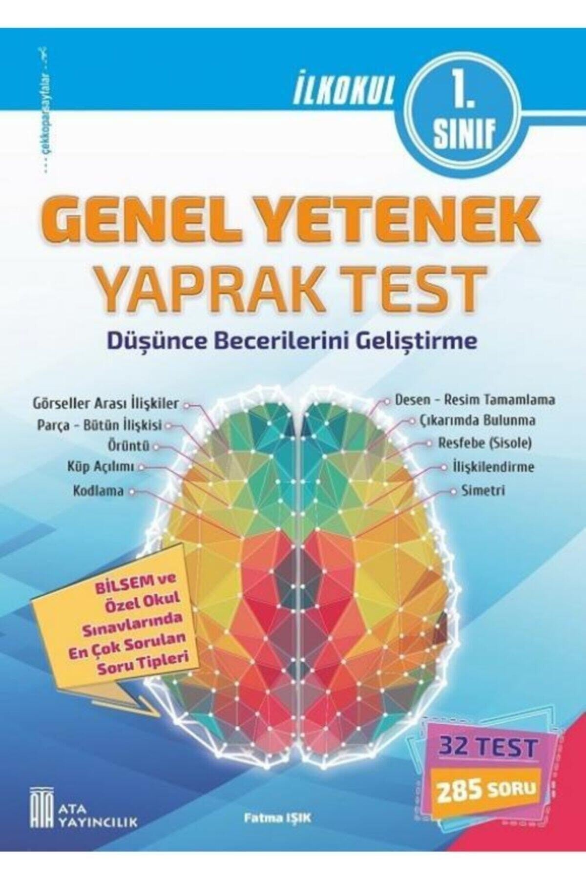 1. Sınıf Bilsem Genel Yetenek Yaprak Test kitap kapağı