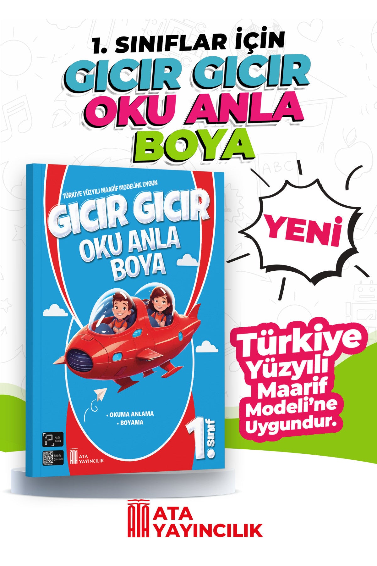 1. Sınıf Gıcır Gıcır Oku Anla Boya kitap kapağı