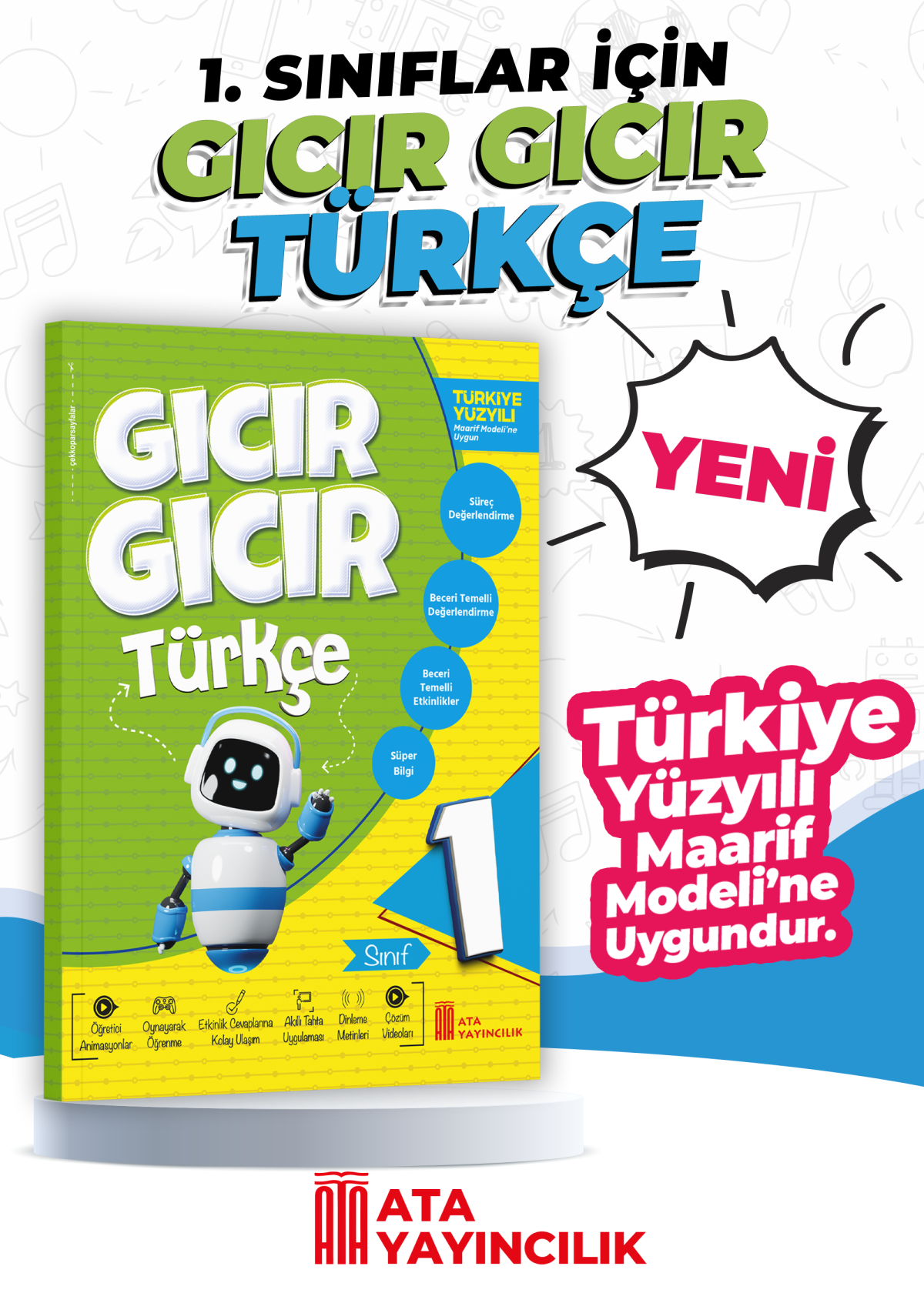 1. Sınıf Gıcır Gıcır Türkçe kitap kapağı