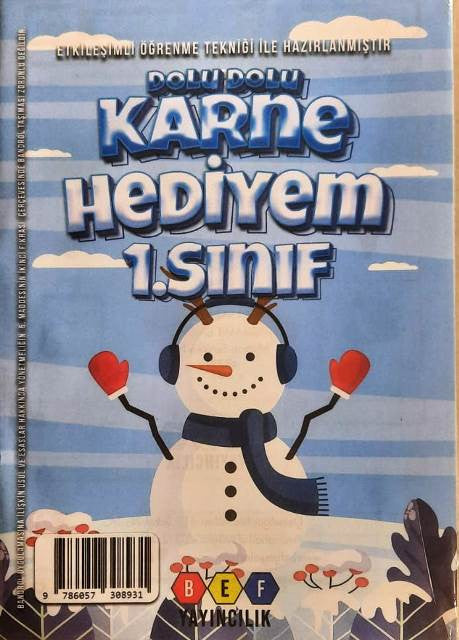 1. Sınıf Yarıyıl Tatil Kitabı kitap kapağı