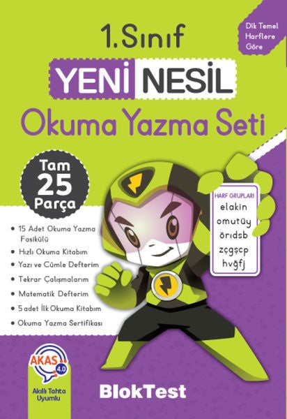 1. Sınıf Yeni Nesil Okuma Yazma Seti - Kolektif kitap kapağı