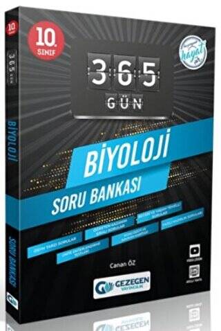 10. Sınıf 365 Gün Biyoloji Soru Bankası - Canan Öz kitap kapağı